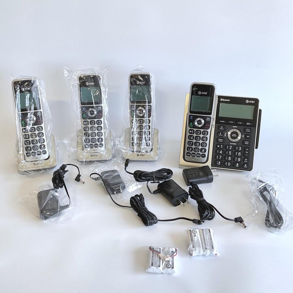 AT&T 5 Handset Cordless‎ Answering System Bluetooth Connect to Cell **Incomplete